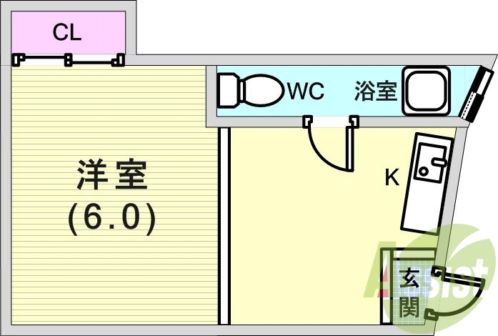 広々とした間取です。