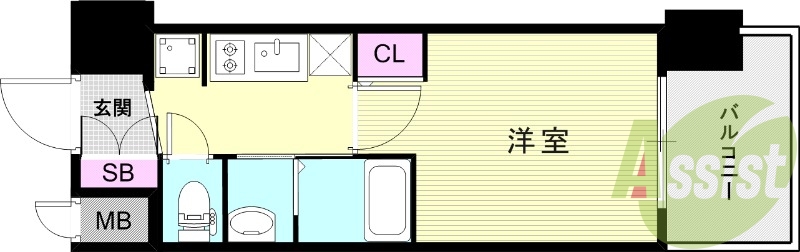 12階の間取り図