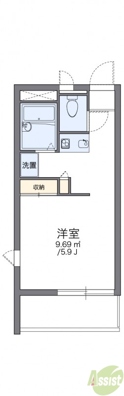 1階の間取り図
