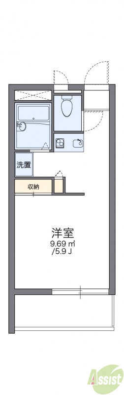 2階の間取り図