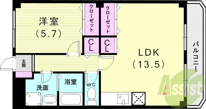 3階の間取り図