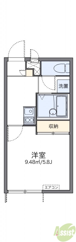 1階の間取り図