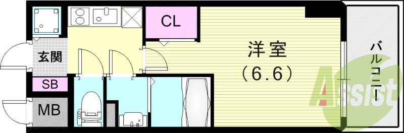 7階の間取り図