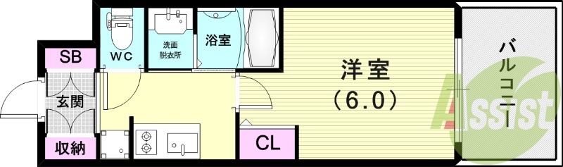 14階の間取り図