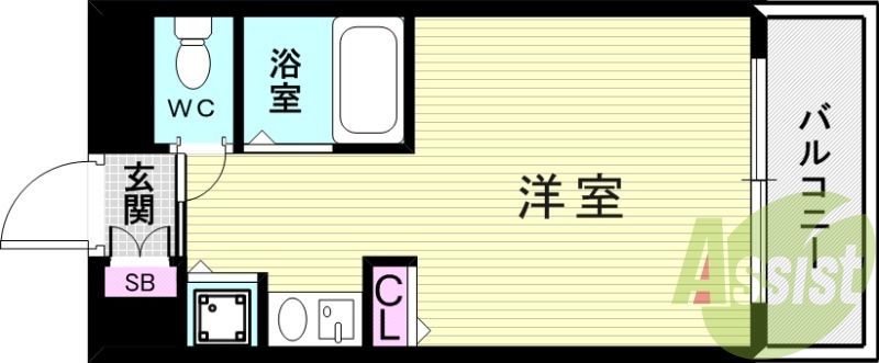 9階の間取り図