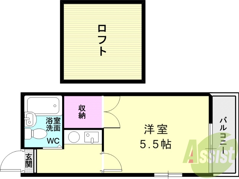 1階の間取り図