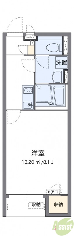 代表的な間取のため実際の間取とは異なる場合があります
