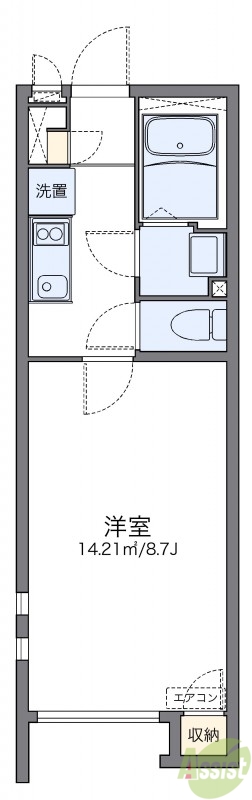 代表的な間取のため実際の間取とは異なる場合があります