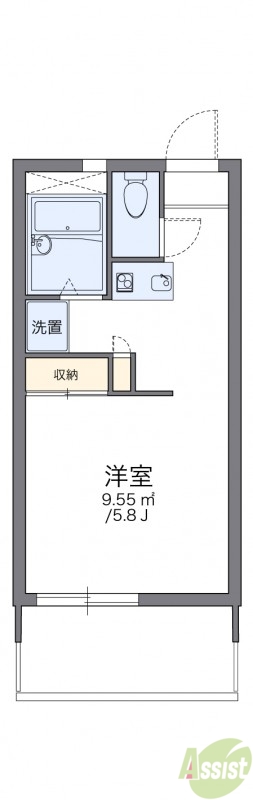 代表的な間取のため実際の間取とは異なる場合があります