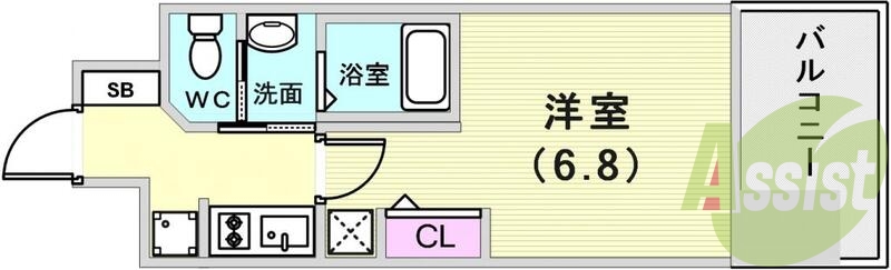 使いやすい間取りですよ