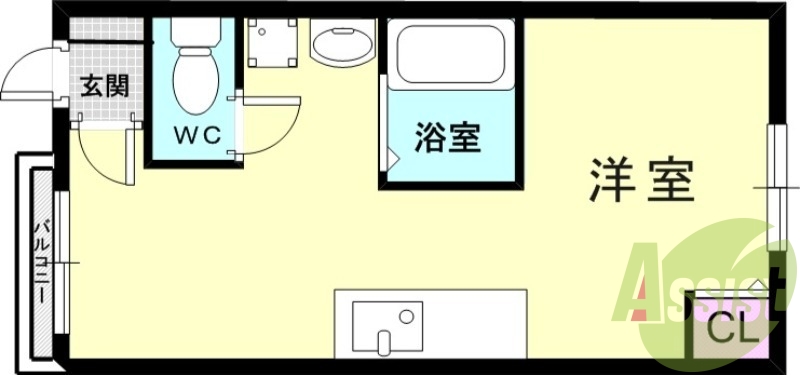 1階の間取り図