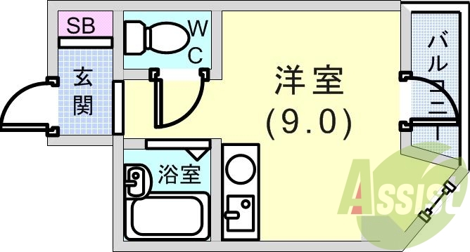 広めのゆったり間取り