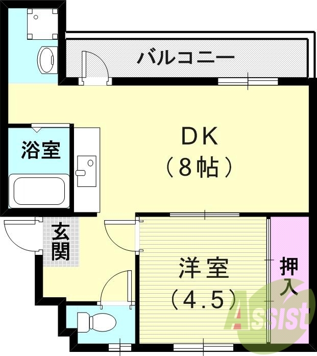 3階の間取り図