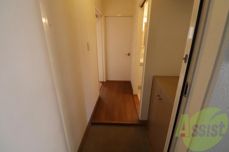 を開けたらすぐにお部屋ではないので急な来客でも安心です を開けたらすぐにお部屋ではないので急な来客でも安心です