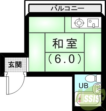 4階の間取り図