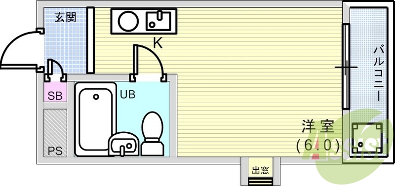 2階の間取り図