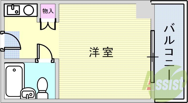 5階の間取り図