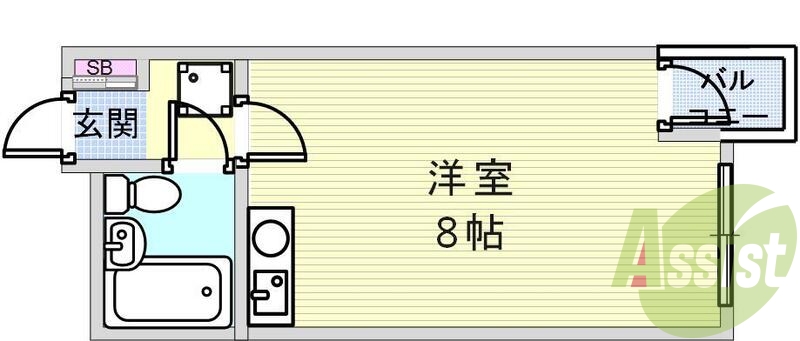 5階の間取り図