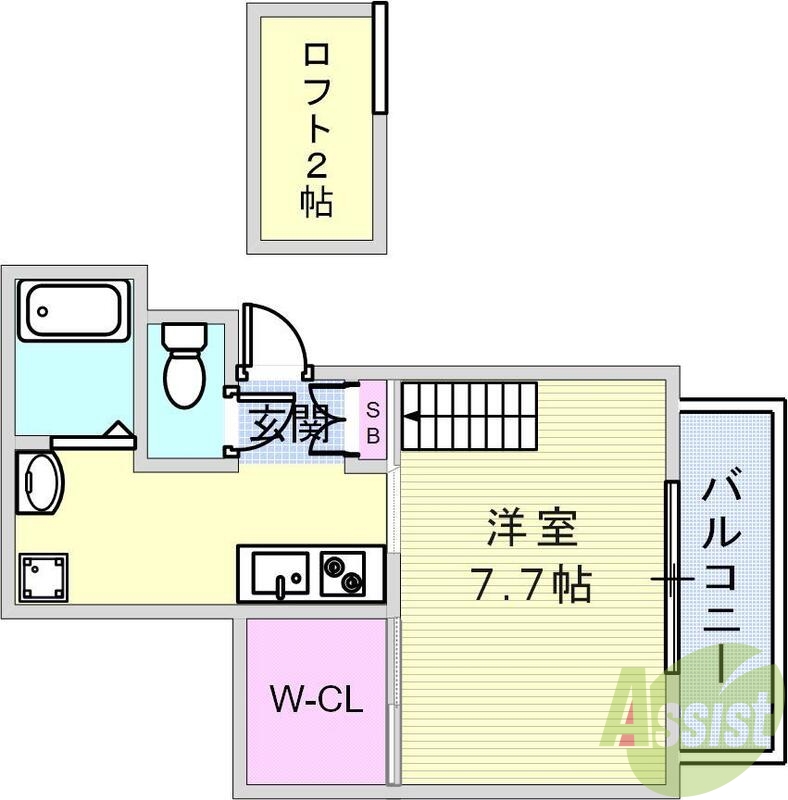 収納たっぷりの間取り