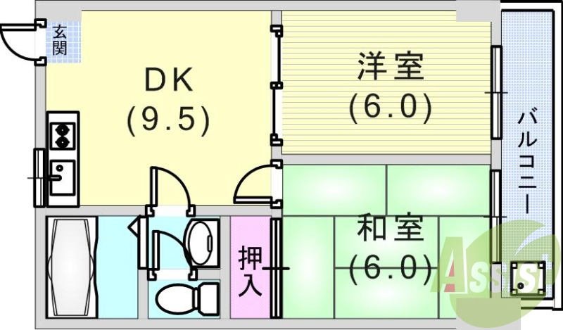 7階の間取り図