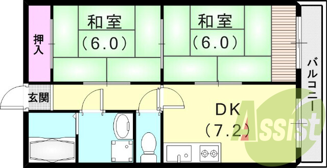 3階の間取り図