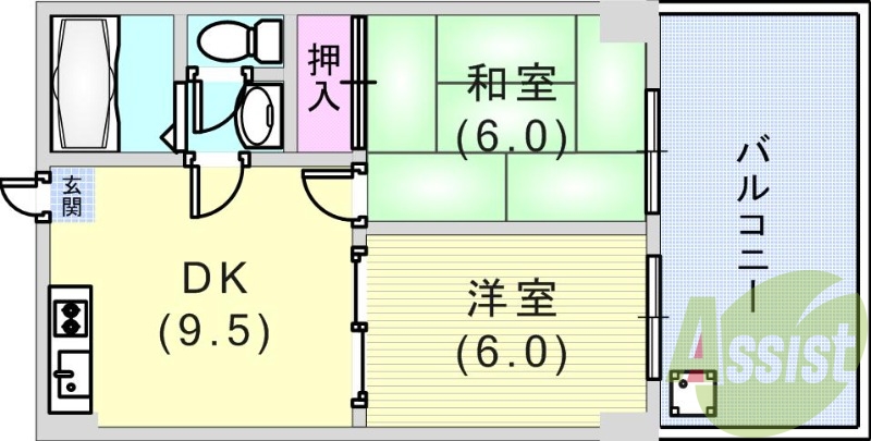3階の間取り図
