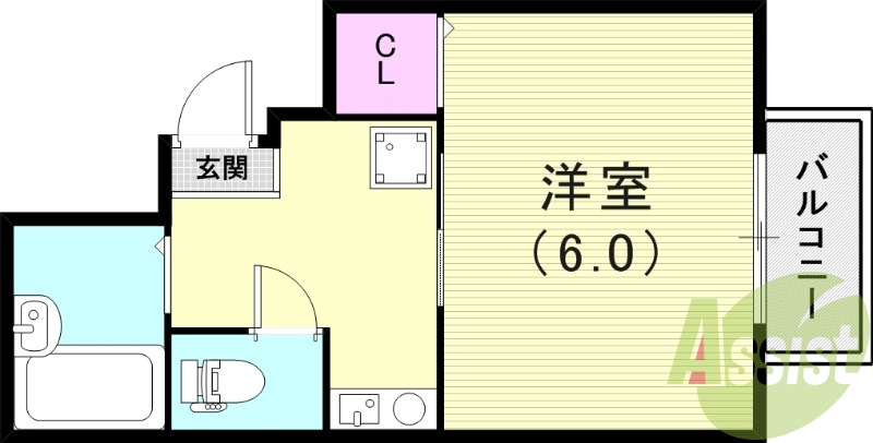 1階の間取り図