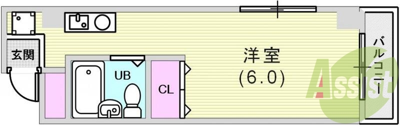2階の間取り図