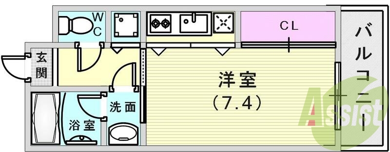 9階の間取り図