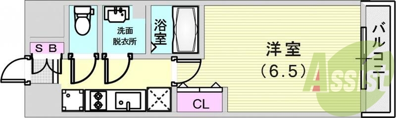 使いやすい間取りです。