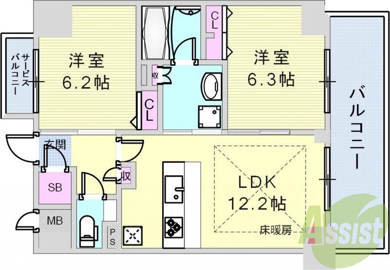 人気の間取りですよー♪