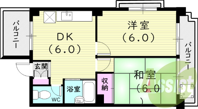 3階の間取り図