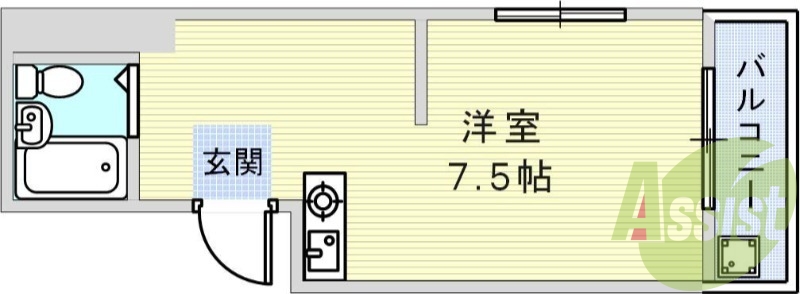 2階の間取り図