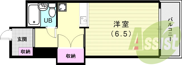 4階の間取り図