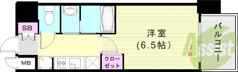 6階の間取り図