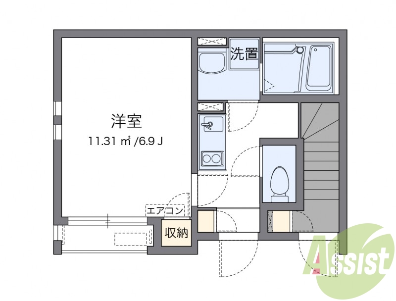 代表的な間取のため実際の間取とは異なる場合があります