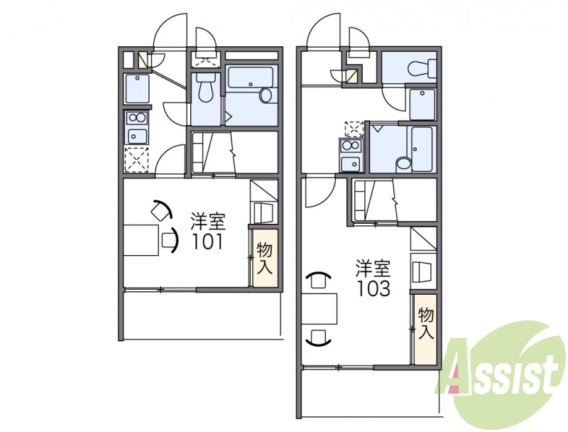 代表的な間取のため実際の間取とは異なる場合があります