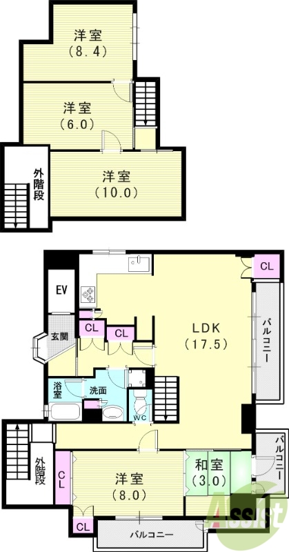 新婚さんにピッタリ。使いやすいゆったりとした間取り。