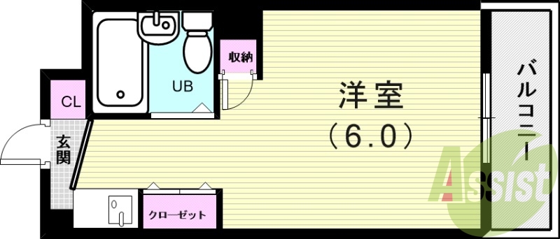 2階の間取り図
