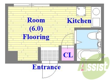2階の間取り図