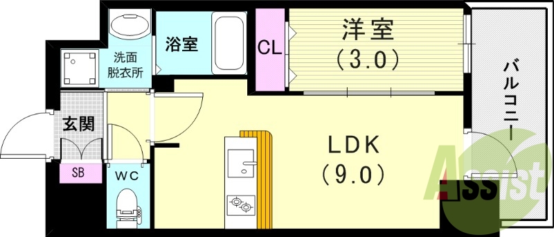 12階の間取り図