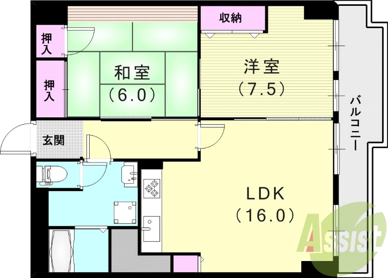 3階の間取り図