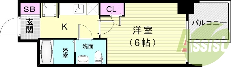9階の間取り図