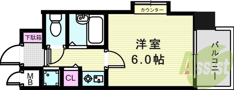 6階の間取り図