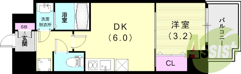 3階の間取り図