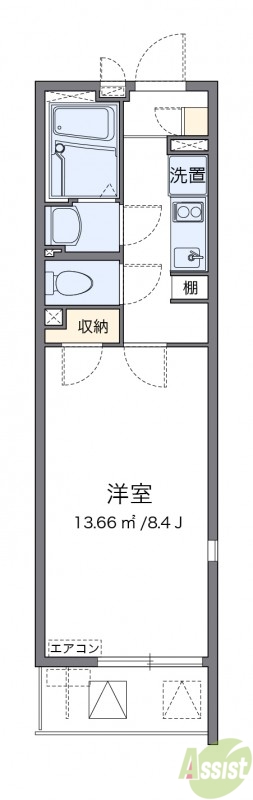 代表的な間取のため実際の間取とは異なる場合があります