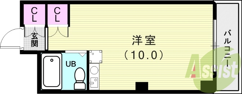 2階の間取り図