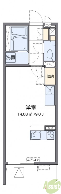 代表的な間取のため実際の間取とは異なる場合があります