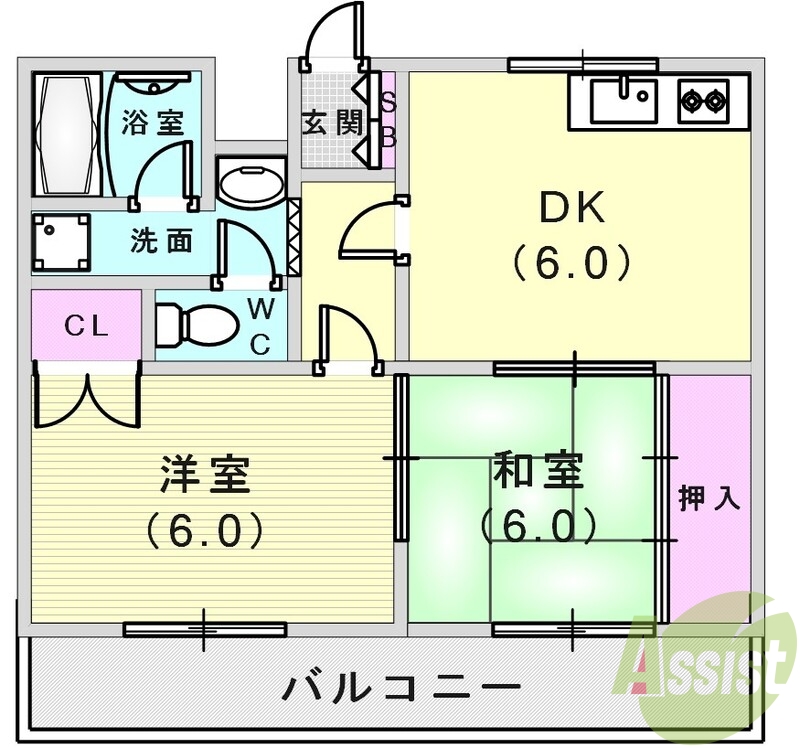 使いやすい間取です。