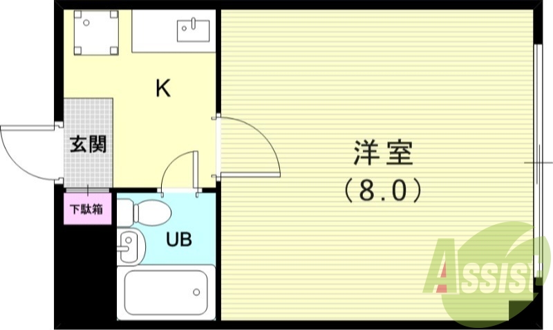 3階の間取り図